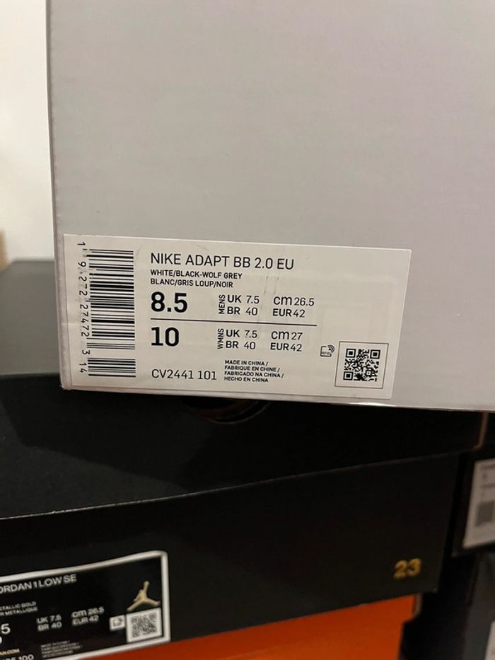 Nike adapt BB 2.0 oreo - photo numéro 8