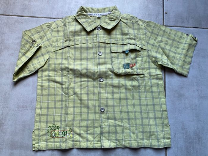 Chemise manches courtes à carreaux la compagnie des petits
