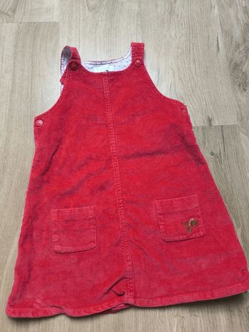 Robe velours Cadet Rousselle 5ans 