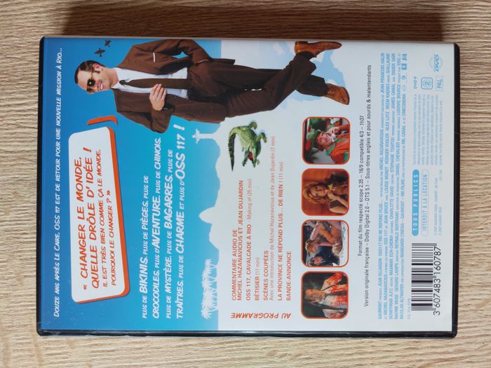 DVD "OSS 117 Rio ne répond plus" Jean Dujardin Louise Monot - photo numéro 2
