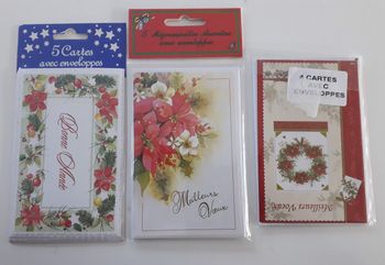 Lot cartes de voeux Bonne année