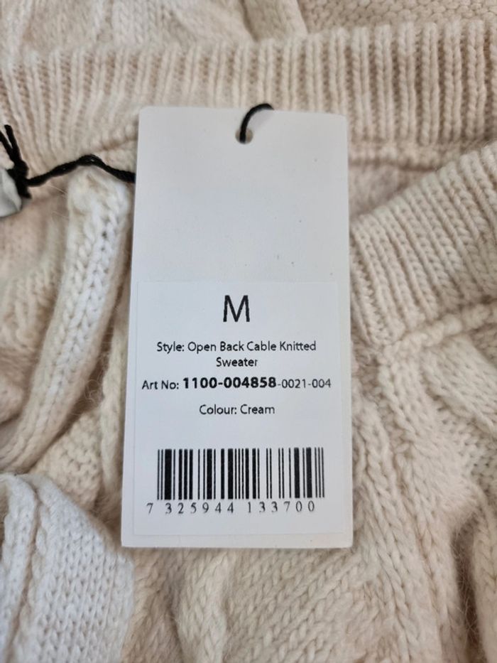 NA-KD Pull en tricot à dos ouvert * taille M * - photo numéro 11