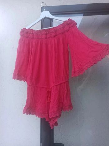 Combishort rose fushia Etam S