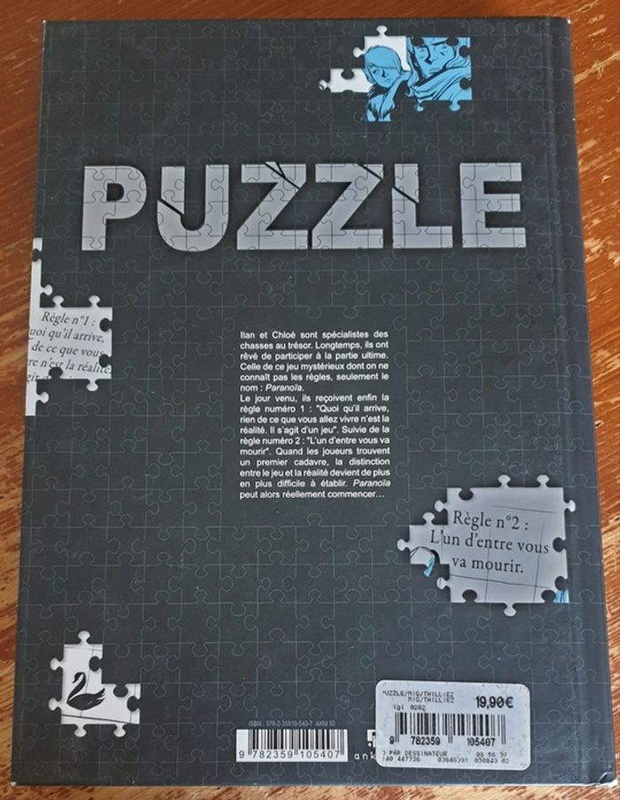 BD Puzzle - Mig et Franck Thilliez - photo numéro 2