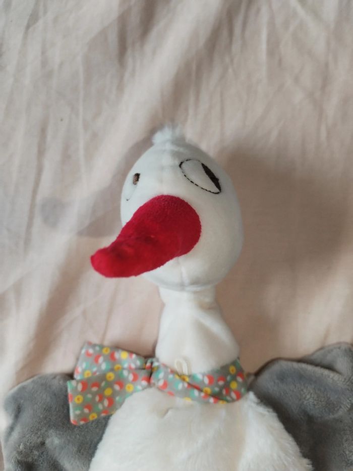 Doudou marionnette cigogne - photo numéro 2