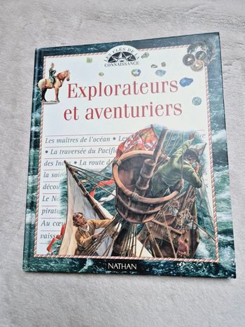 Livre enfant explorateurs et aventuriers