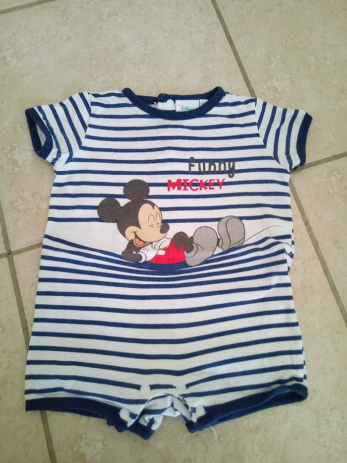 Combishort Mickey 6 mois