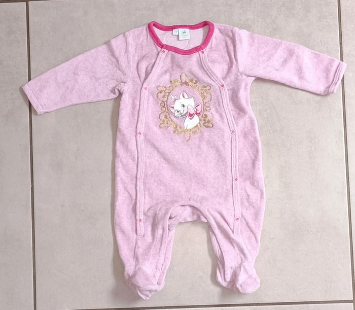 Pyjama velours Marie des Aristochats - 6 mois