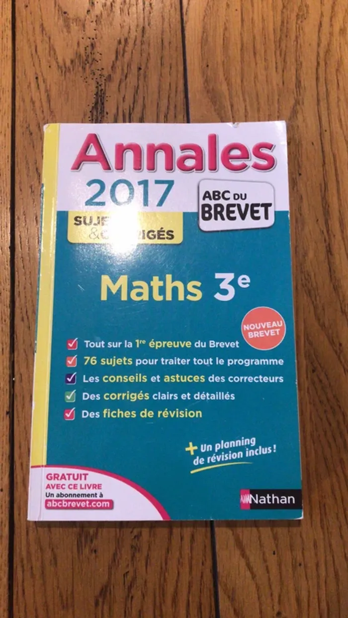 annales de maths 3ème