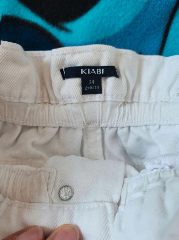 Short jeans blanc - photo numéro 2