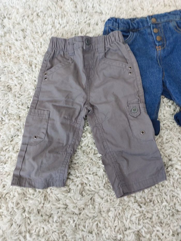 Lot 3 pantalon 6 mois (kiabi, Gémo et Petit pirate) - photo numéro 5