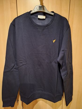 Sweatshirt molletonné neuf bleu Marine Pier One XL