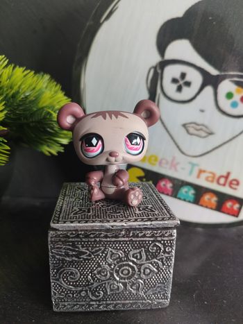 lps00858 My Littlest Petshop Pet Shop LPS Hasbro Authentic Panda Ours Bear 594