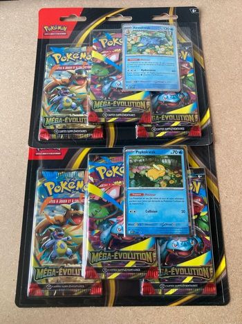 Pokemon - Lot de 2 Tripack 3 Boosters Mega Évolution - Scellé