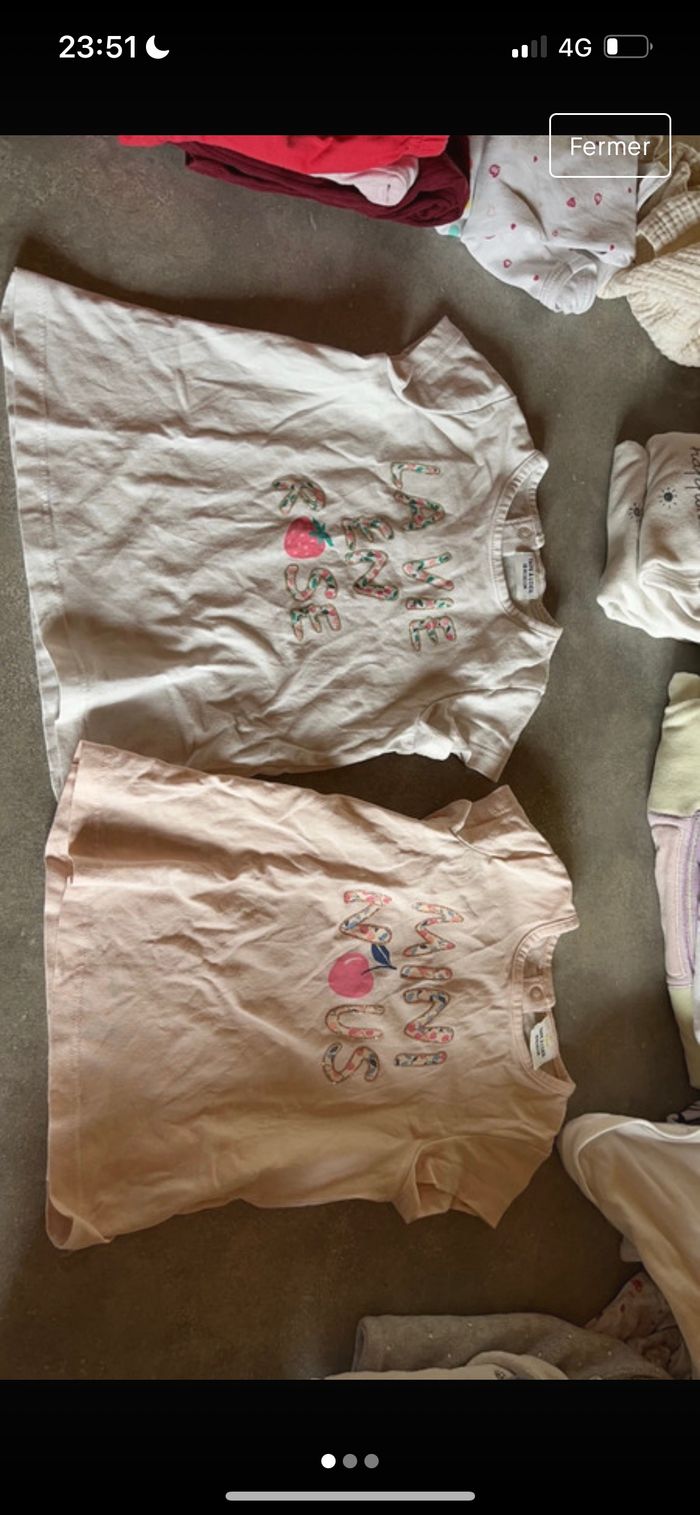 Lot t-shirt 18 mois