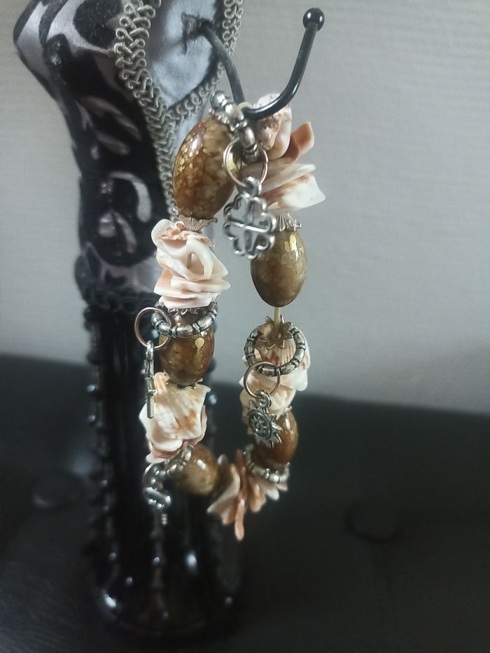 Bracelet fantaisie taille élastique avec breloques - photo numéro 3