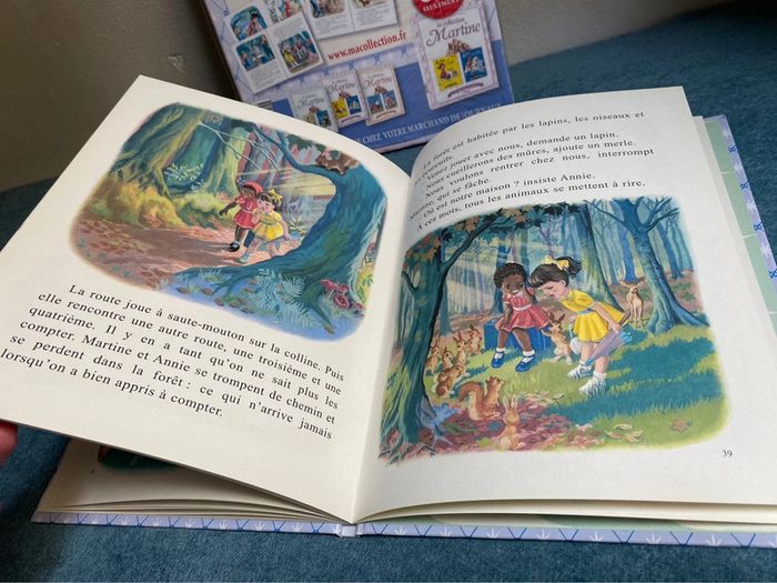 Lot de 2 livres de la collection Martine n°1 et 2. À la mer, au cirque, à la ferme et en voyage - photo numéro 13