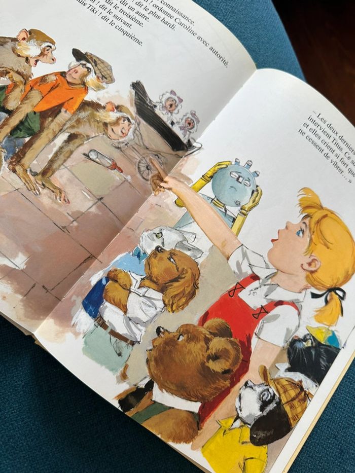 Livre Caroline babysitter baby-sitting bd album rare Pierre Probst chat pouf - photo numéro 3