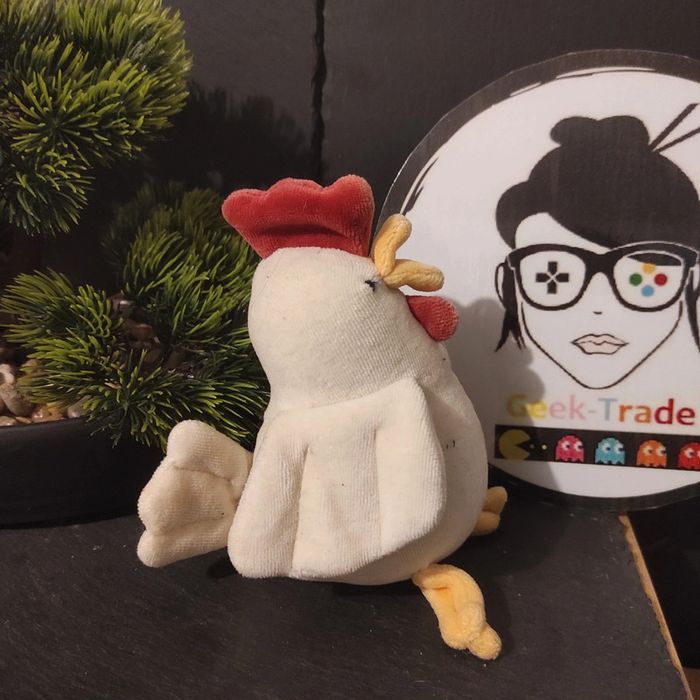 Doudou Moulin Roty Peluche Séraphin Le Poulet Poule Coq Beige #geektradedoudou - photo numéro 2