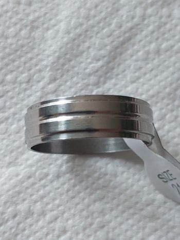 Bague argenté relief taille 21