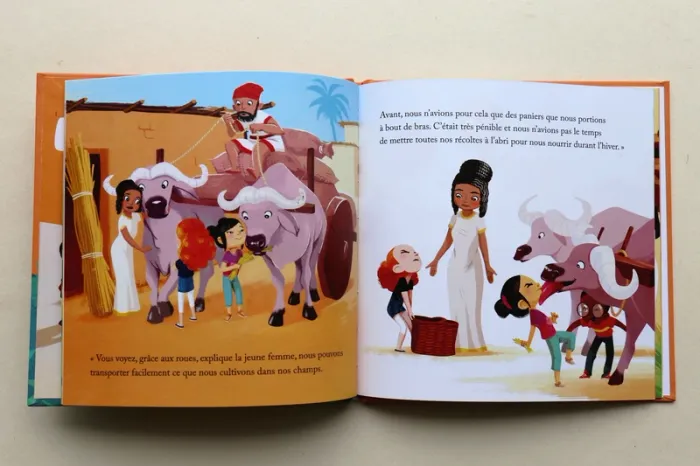 Livre jeunesse "Les fabuleux pouvoirs de la roue" collection "Le club des aventuriers de l'histoire" - photo numéro 4