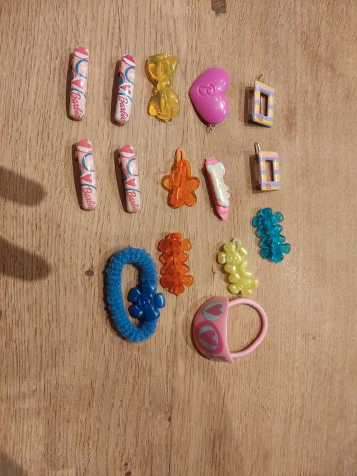 Barrettes barbie