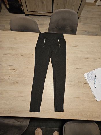 Legging gris très foncé, épais, Pimkie, taille M, peu mis