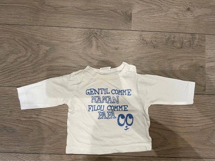 T shirt kiabi 6 mois