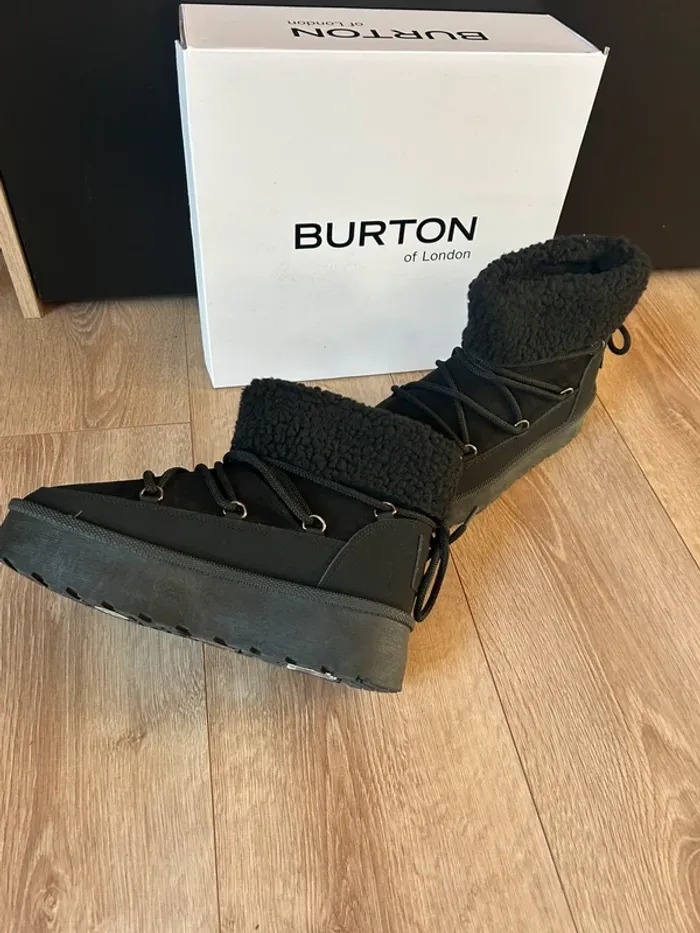 🥾 Boots Burton of London – Noires, chaudes et confortables - photo numéro 2