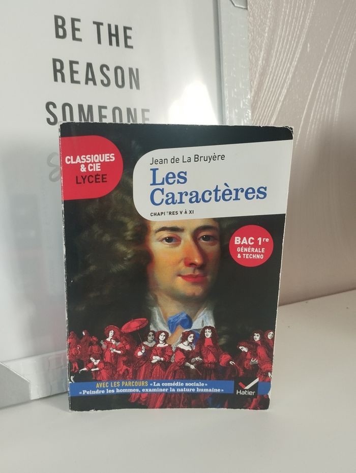 Lot Livre bac : Jean de la Bruyère, l'œuvre plus la méthodologie - photo numéro 2