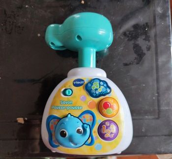 Jouet savon pousse mousse