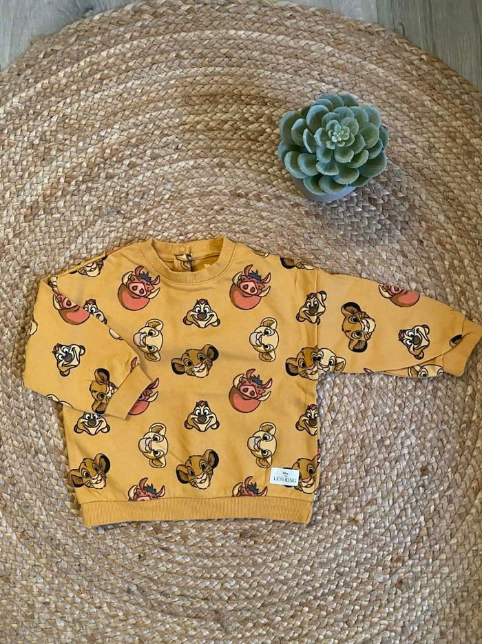 Sweat 24 mois roi lion simba disney