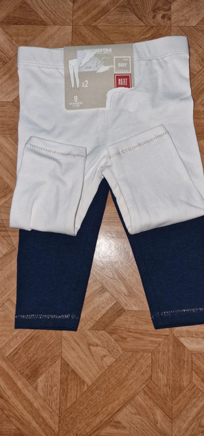 Lot 2leggins 9mois neuf - photo numéro 2