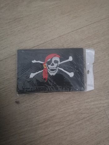 Porte feuille tête de mort 