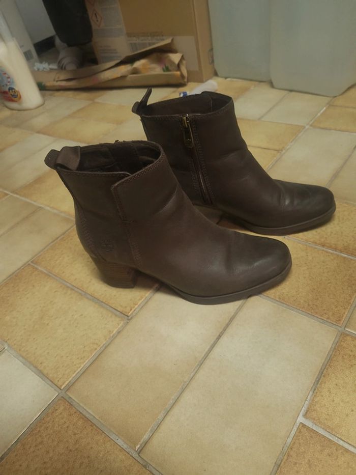 Bottines marron Timberland 36 - photo numéro 4