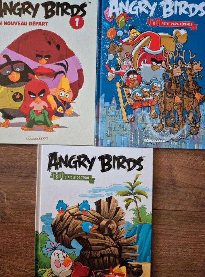 Lot de 3 bandes dessinées Angry birds