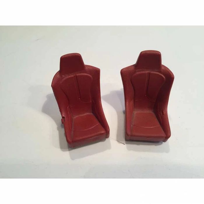 Lot x2 sièges pièce détachée miniature Porsche Boxster 1/18 Maisto #A22