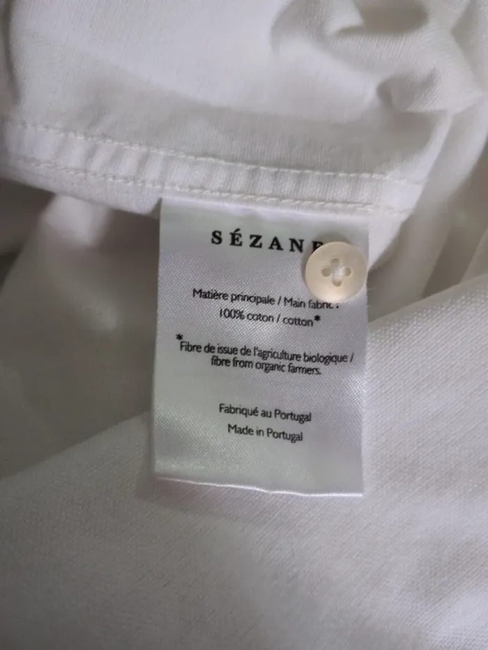 Chemise femme blanche Sézane – Taille 38 – État impeccable - photo numéro 5