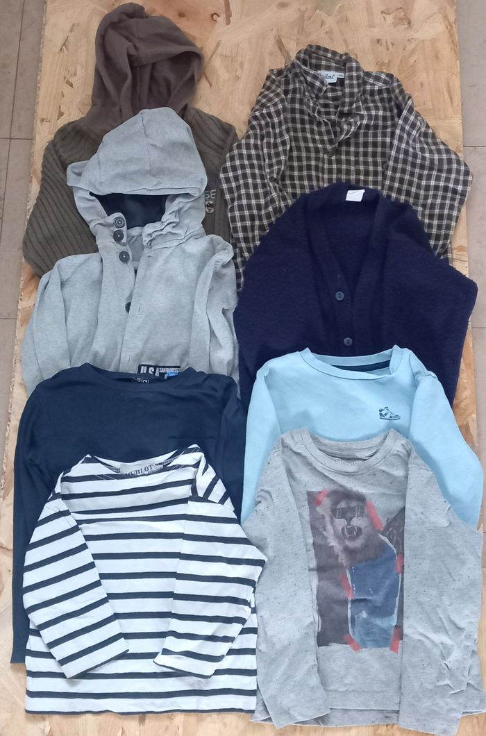 Lot de 8 Haut Enfant Taille 3/6 ans