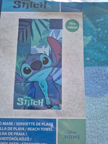 Drap de plage stitch 70x140cm 