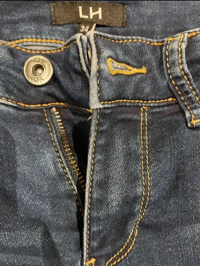 Jean skinny bleu foncé - Taille 34 - photo numéro 6