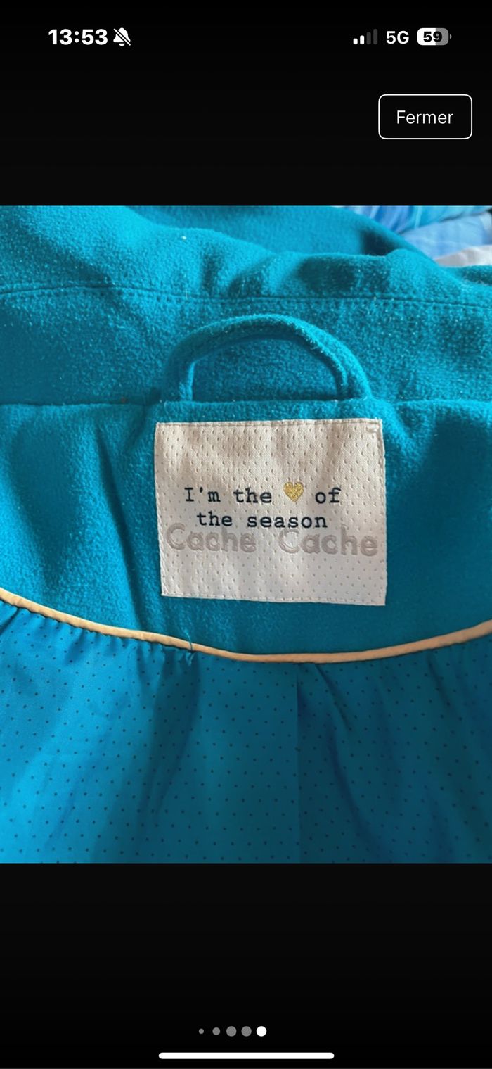 trench bleu - photo numéro 4