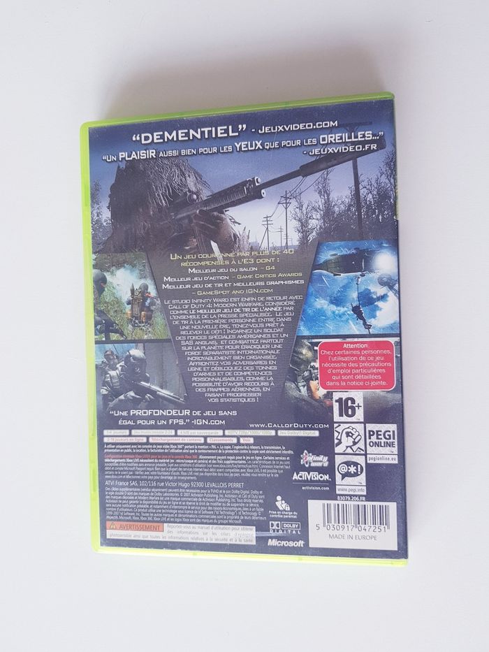 XBOX 360 - Call of Duty 4 - Modern Warfare - photo numéro 2