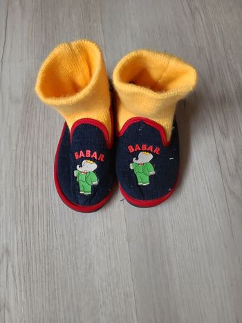 Pantoufles Babar taille 27