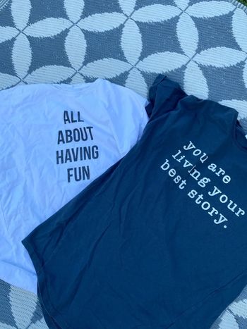 Lot de 2 t shirts oversize