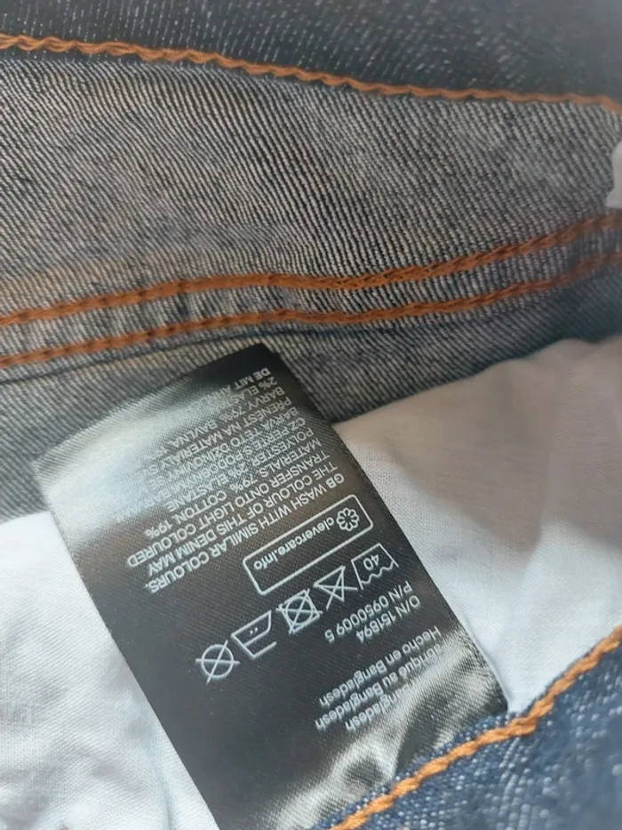 Short en jean bleu brut 128 - photo numéro 3