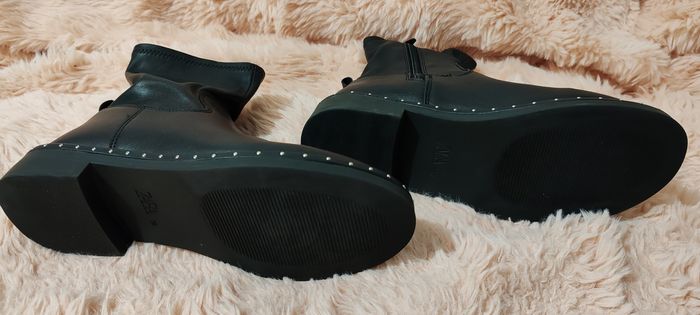Bottes noires Zara - photo numéro 3
