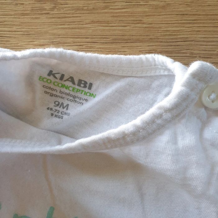 💚 Tee-shirt 9 mois Kiabi #emyfleury_9mois mois #emyfleury_12moisgarçon - photo numéro 3
