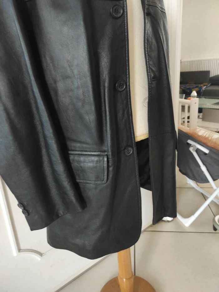 Veste Homme en cuir noir Devred - photo numéro 3