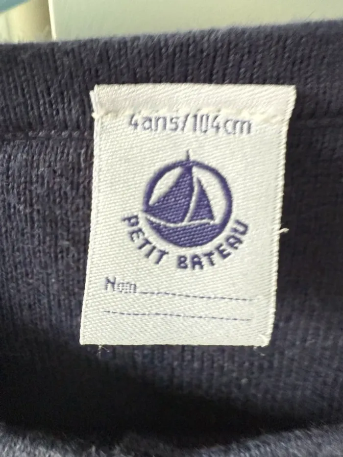 Gilet petit bateau 4 ans - photo numéro 2